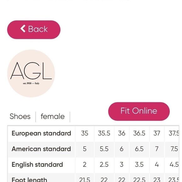 AGL Powder Pink Leather/Mesh Peep Toe Slingback Heels Sz 36.5/US 6.5 - Picture 7 of 7